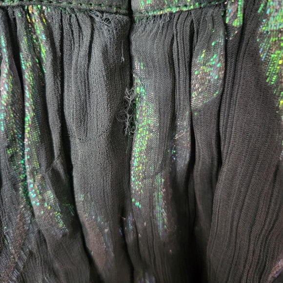 NWT Oliphant | Balloon Waisted Mini Dress in Aurora Teal - Size S - Picture 12 of 12